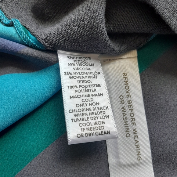 Ann Taylor Loft tank top knit front stripe back women's S - Picture 6 of 8